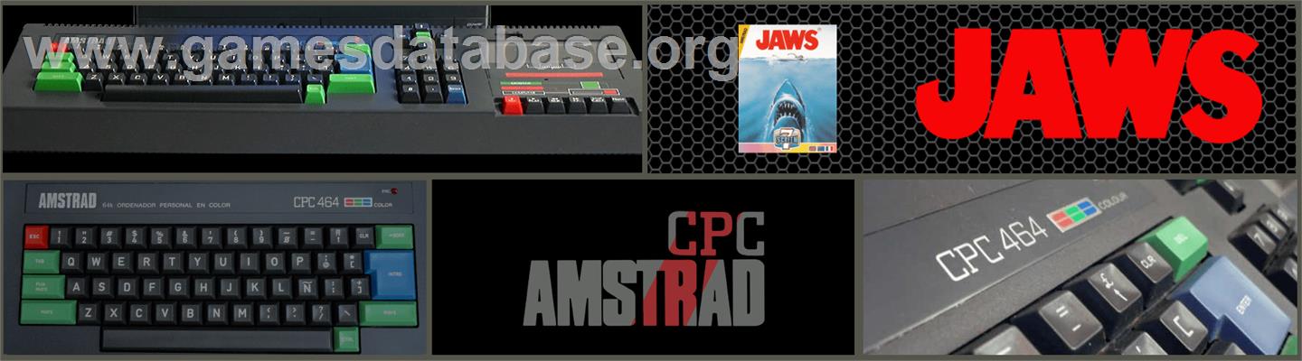 Jaws - Amstrad CPC - Artwork - Marquee