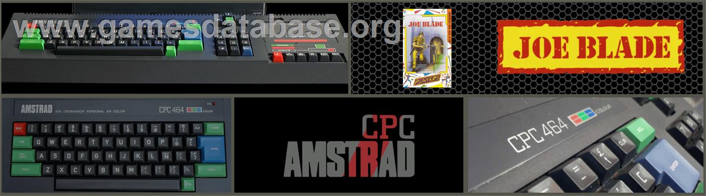 Joe Blade - Amstrad CPC - Artwork - Marquee