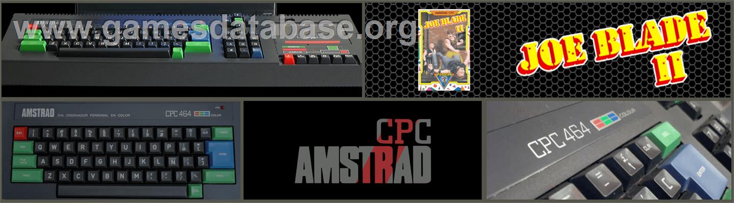 Joe Blade 2 - Amstrad CPC - Artwork - Marquee