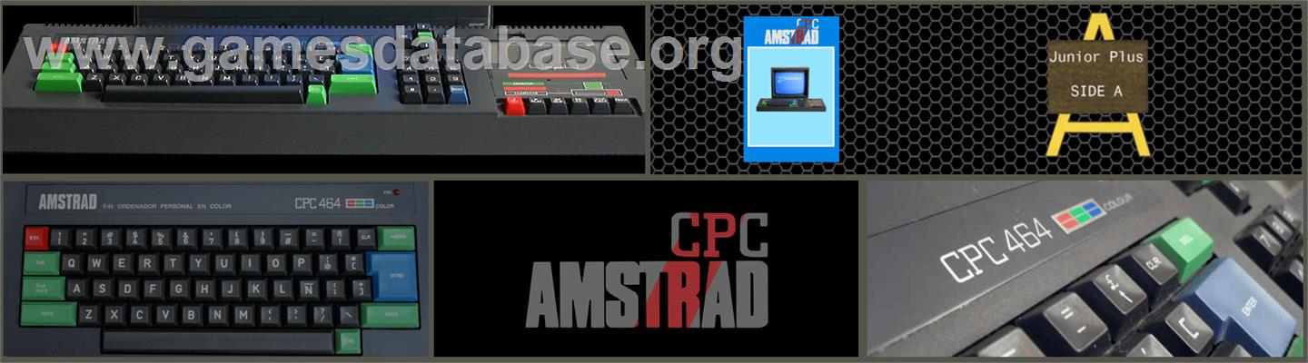 Junior Plus - Amstrad CPC - Artwork - Marquee