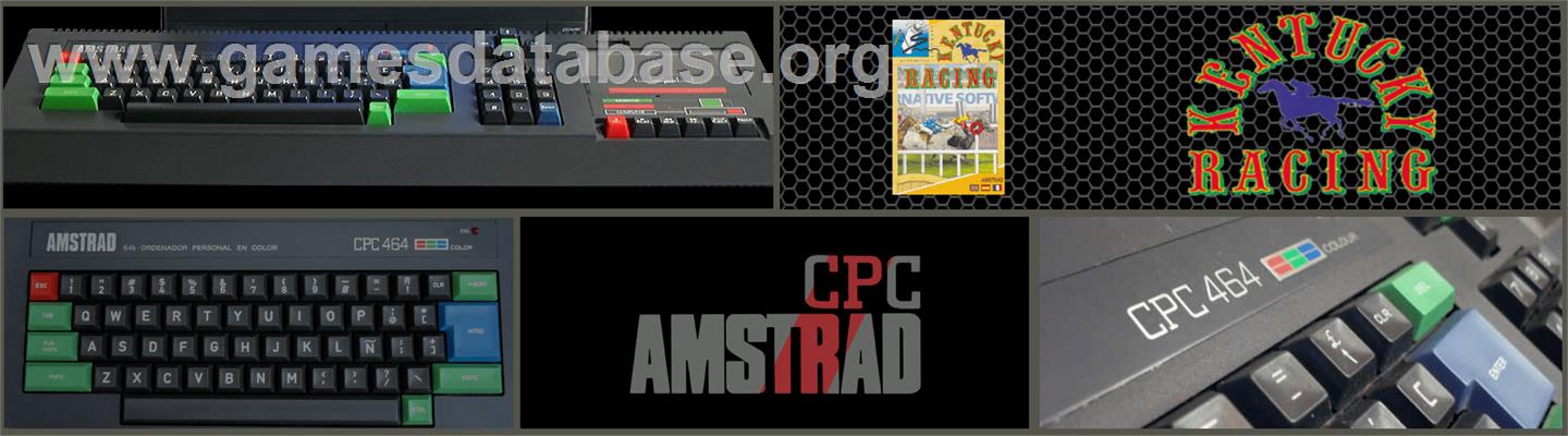 Kentucky Racing - Amstrad CPC - Artwork - Marquee