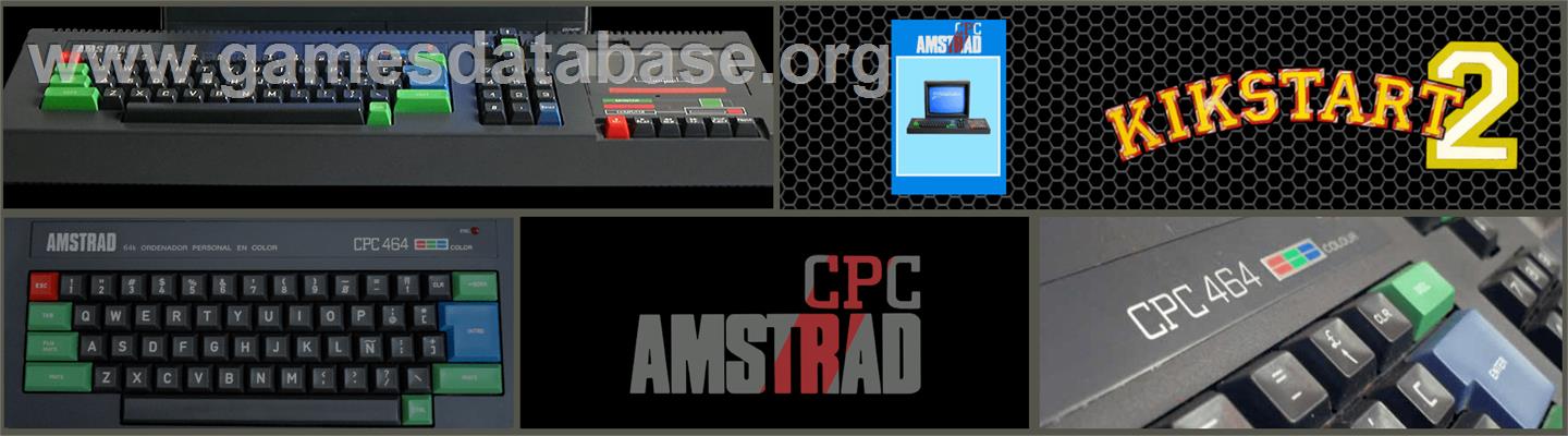 Kikstart 2 - Amstrad CPC - Artwork - Marquee