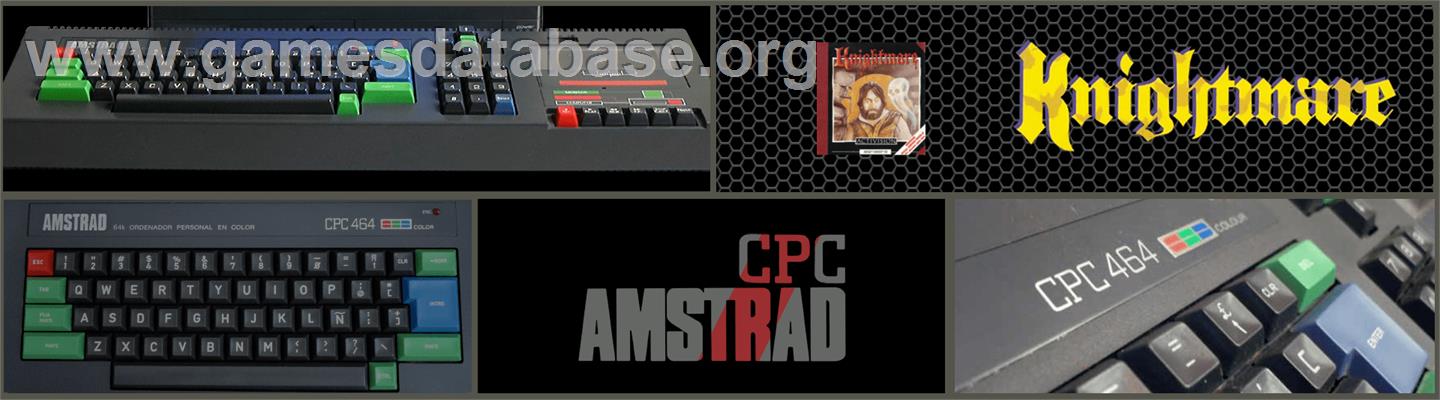 Knightmare - Amstrad CPC - Artwork - Marquee