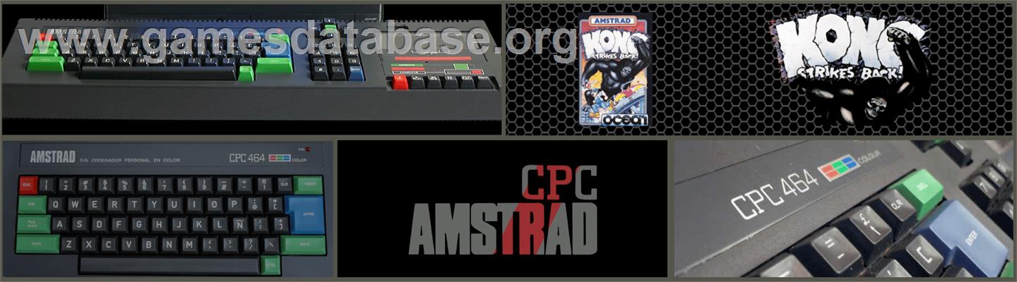 Kong Strikes Back - Amstrad CPC - Artwork - Marquee