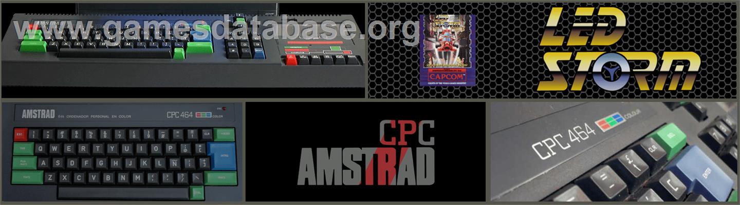 L.E.D. Storm - Amstrad CPC - Artwork - Marquee
