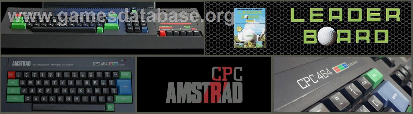 Leader Board - Amstrad CPC - Artwork - Marquee