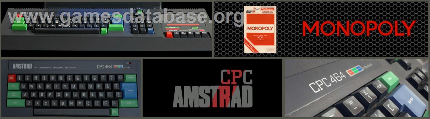 Leisure Genius presents Monopoly - Amstrad CPC - Artwork - Marquee