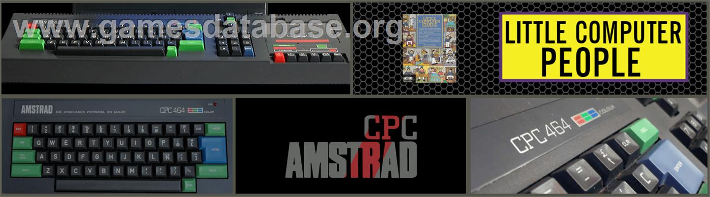 Little Computer People - Amstrad CPC - Artwork - Marquee