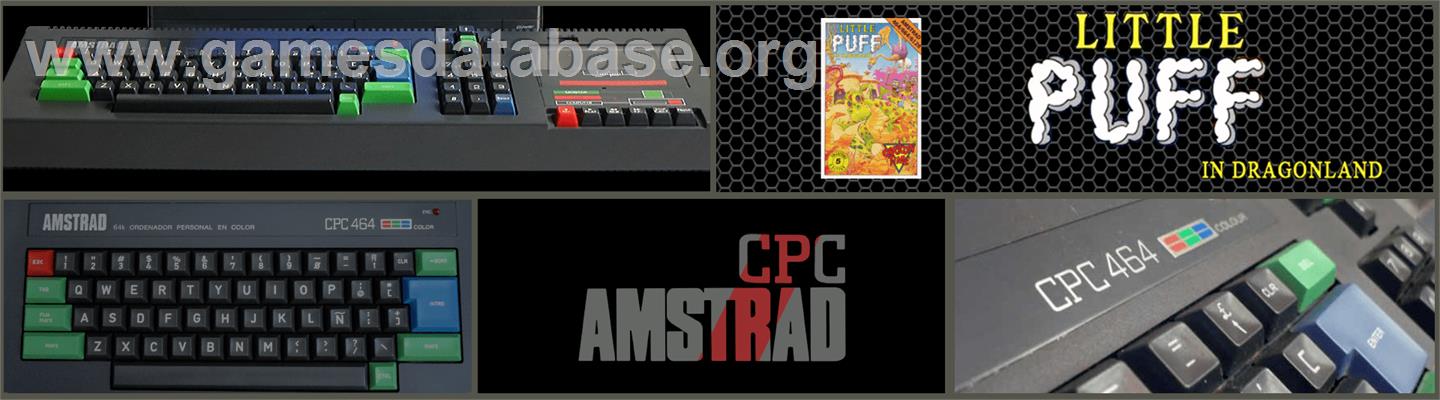 Little Puff in Dragonland - Amstrad CPC - Artwork - Marquee