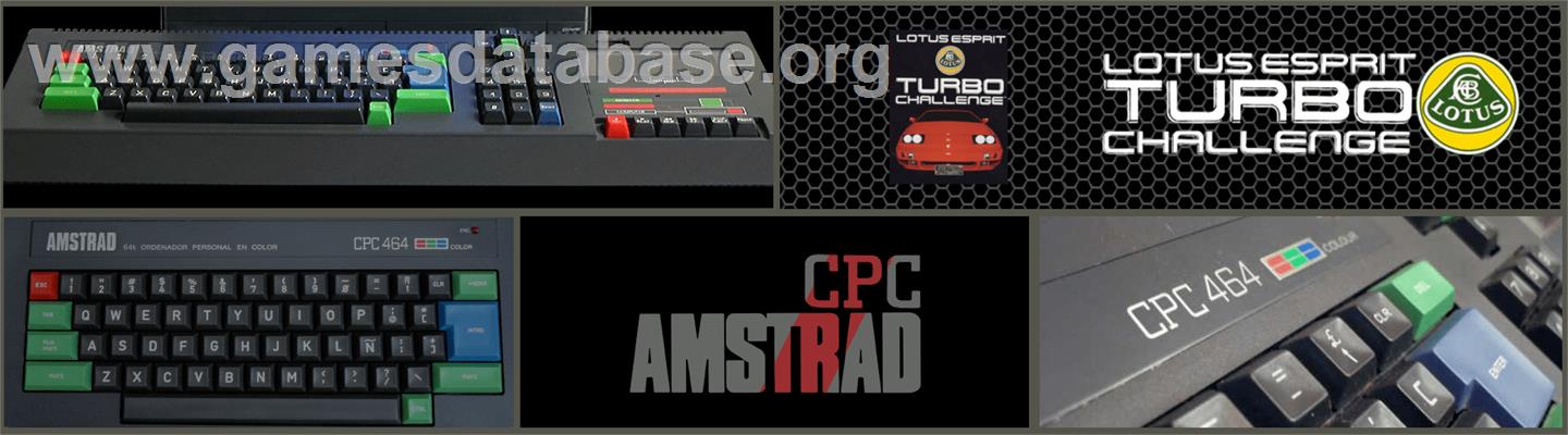 Lotus Esprit Turbo Challenge - Amstrad CPC - Artwork - Marquee