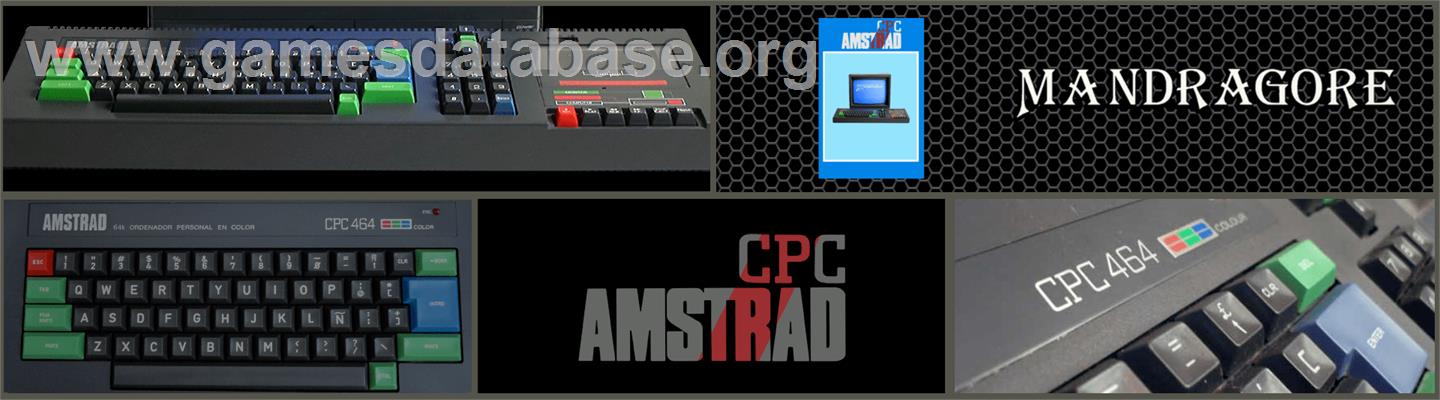 Mandragore - Amstrad CPC - Artwork - Marquee
