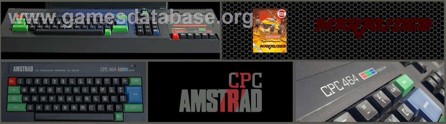 Marauder - Amstrad CPC - Artwork - Marquee