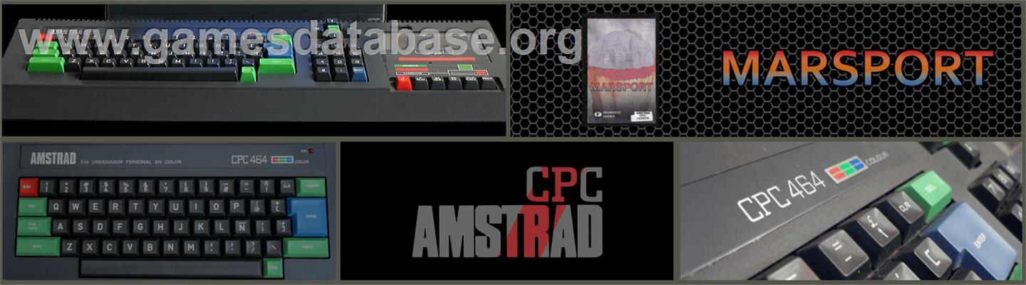 Marsport - Amstrad CPC - Artwork - Marquee