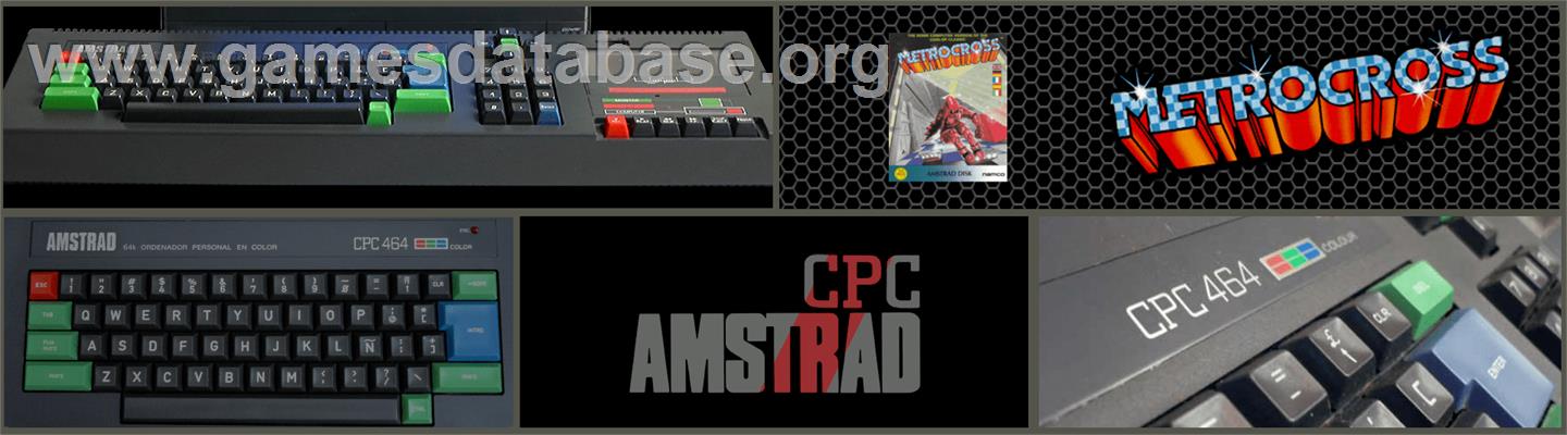 Metro-Cross - Amstrad CPC - Artwork - Marquee
