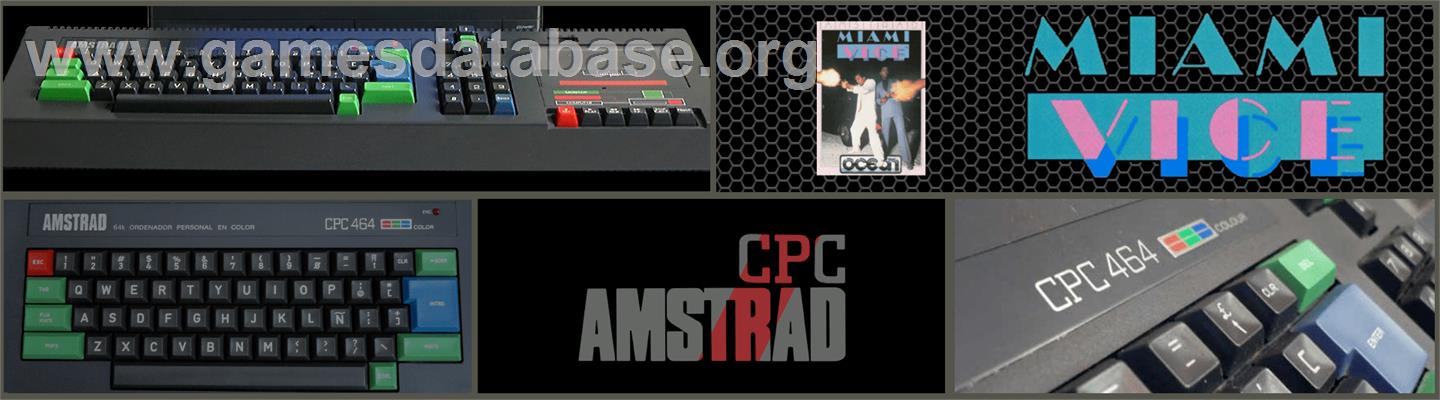 Miami Vice - Amstrad CPC - Artwork - Marquee