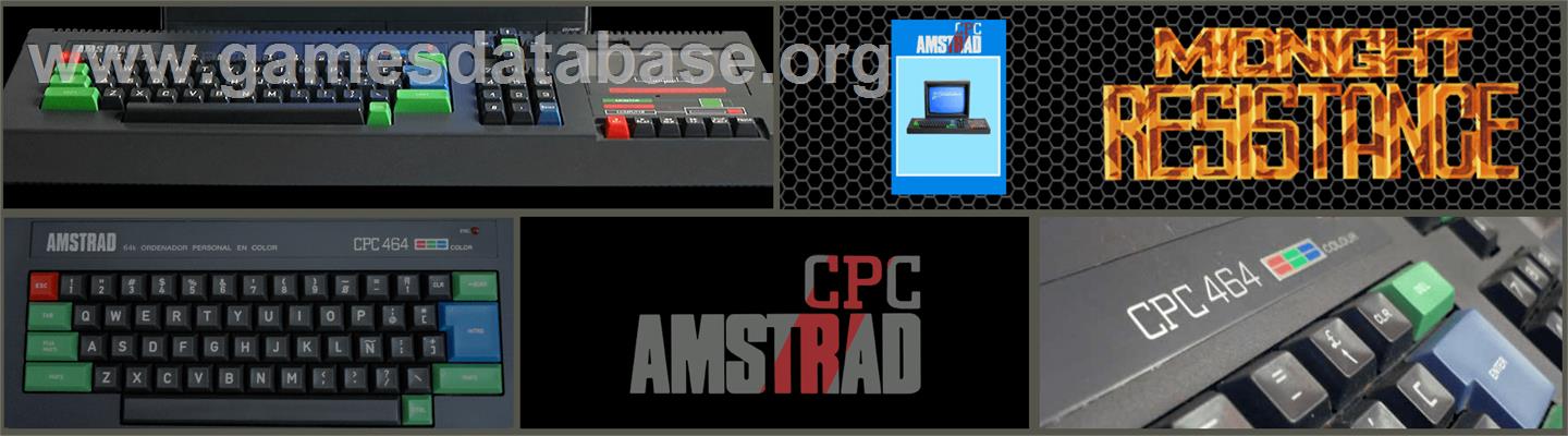 Midnight Resistance - Amstrad CPC - Artwork - Marquee
