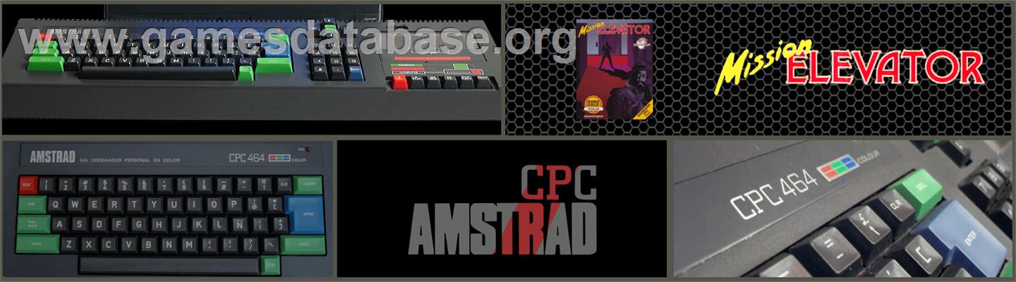 Mission Elevator - Amstrad CPC - Artwork - Marquee