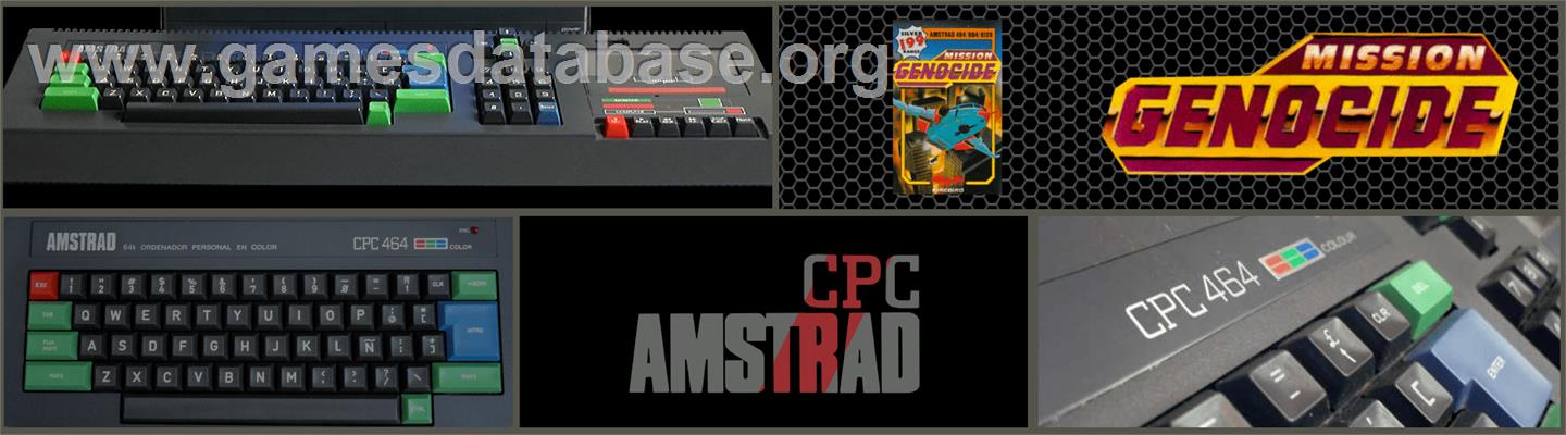 Mission Genocide - Amstrad CPC - Artwork - Marquee