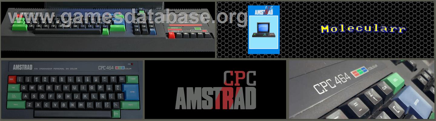 Molecularr - Amstrad CPC - Artwork - Marquee