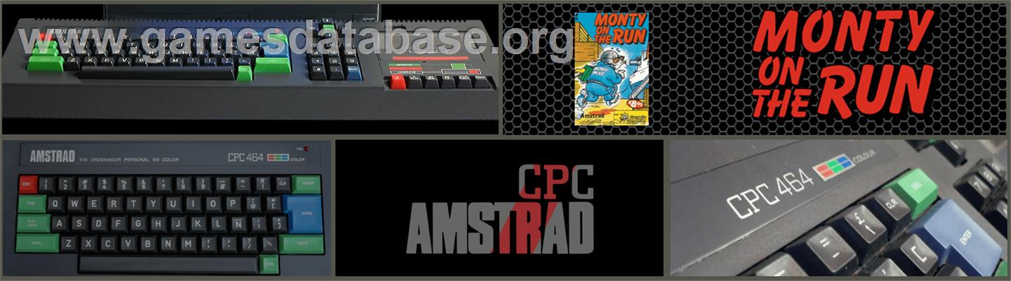 Monty on the Run - Amstrad CPC - Artwork - Marquee