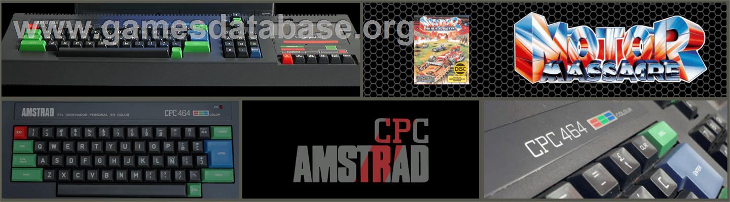 Motor Massacre - Amstrad CPC - Artwork - Marquee