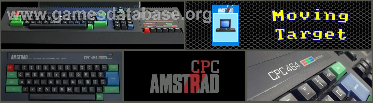 Moving Target - Amstrad CPC - Artwork - Marquee