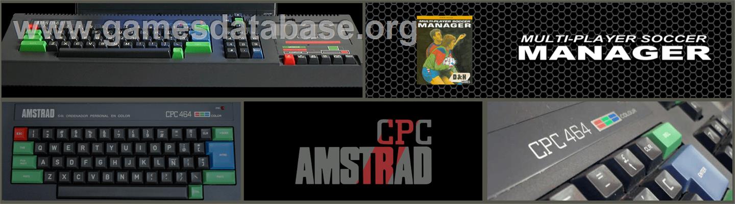 Multi-Player Soccer Manager - Amstrad CPC - Artwork - Marquee