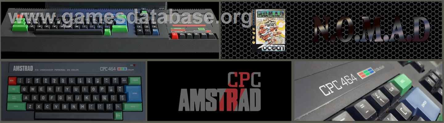 N.O.M.A.D - Amstrad CPC - Artwork - Marquee