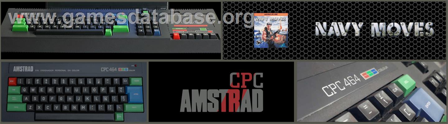 Navy Moves - Amstrad CPC - Artwork - Marquee