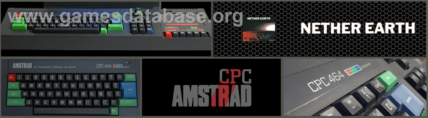 Nether Earth - Amstrad CPC - Artwork - Marquee
