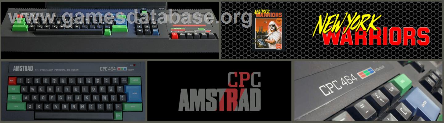 New York Warriors - Amstrad CPC - Artwork - Marquee