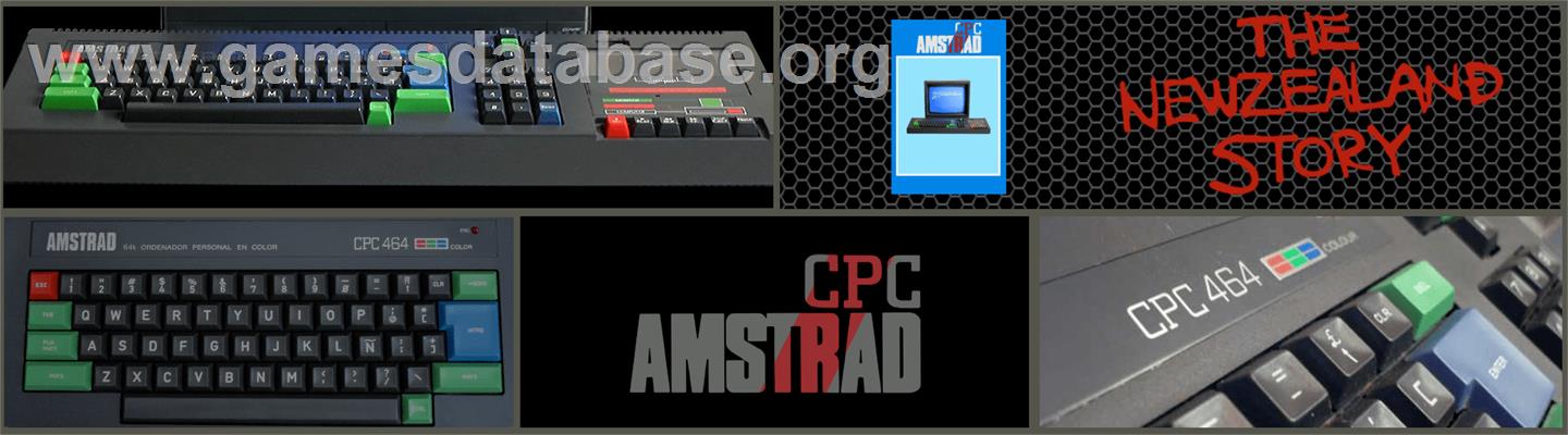 New Zealand Story, The - Amstrad CPC - Artwork - Marquee