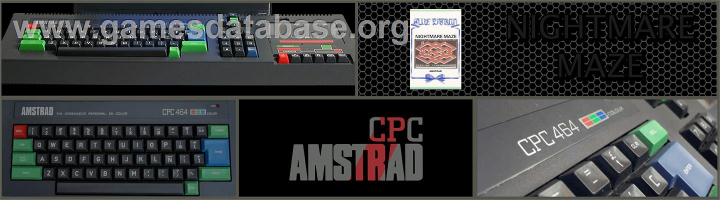 Nightmare Maze - Amstrad CPC - Artwork - Marquee
