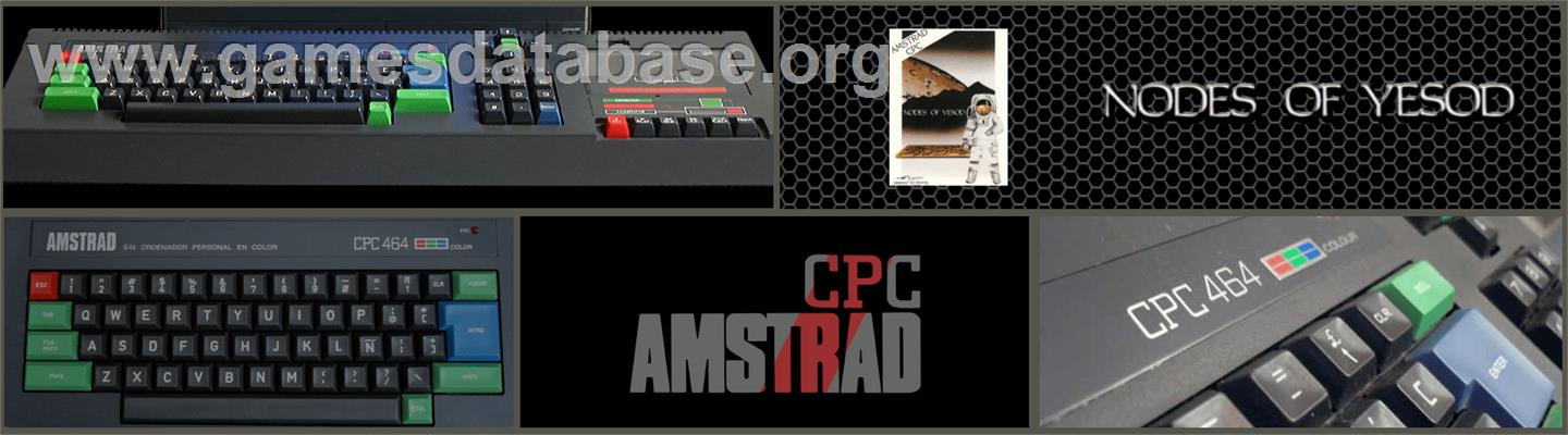 Nodes of Yesod - Amstrad CPC - Artwork - Marquee