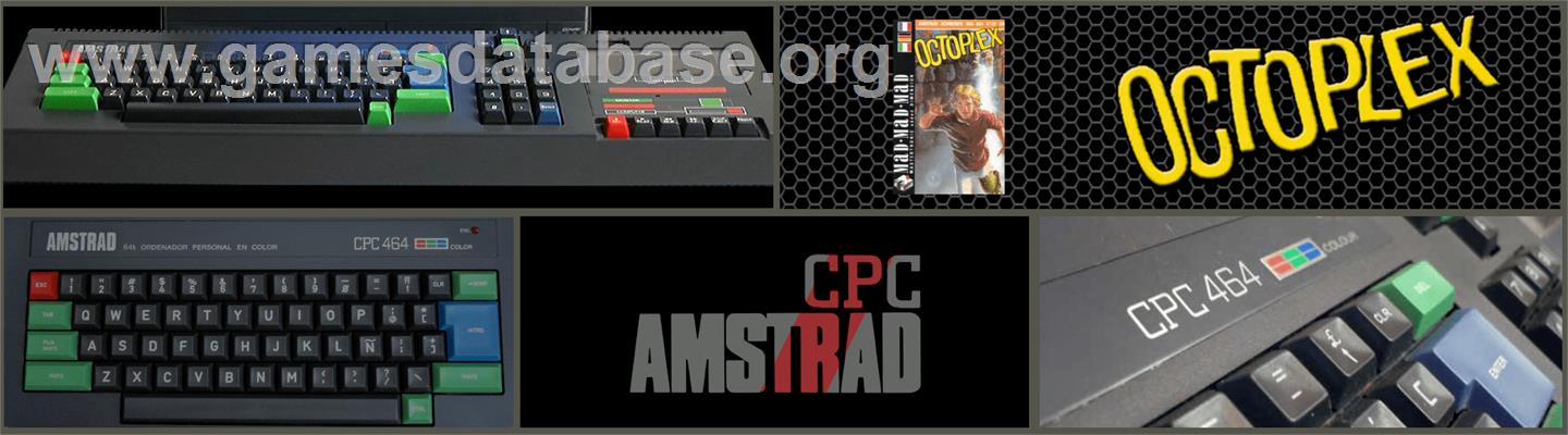 Octoplex - Amstrad CPC - Artwork - Marquee