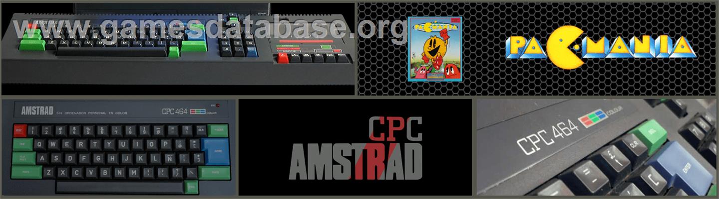 Pac-Mania - Amstrad CPC - Artwork - Marquee