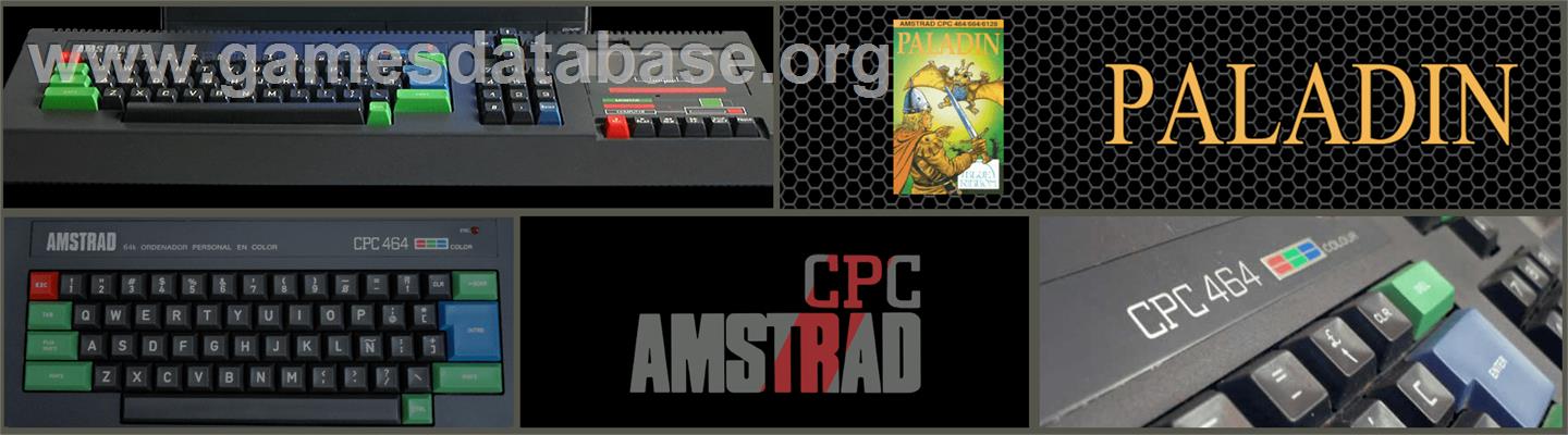 Paladin - Amstrad CPC - Artwork - Marquee