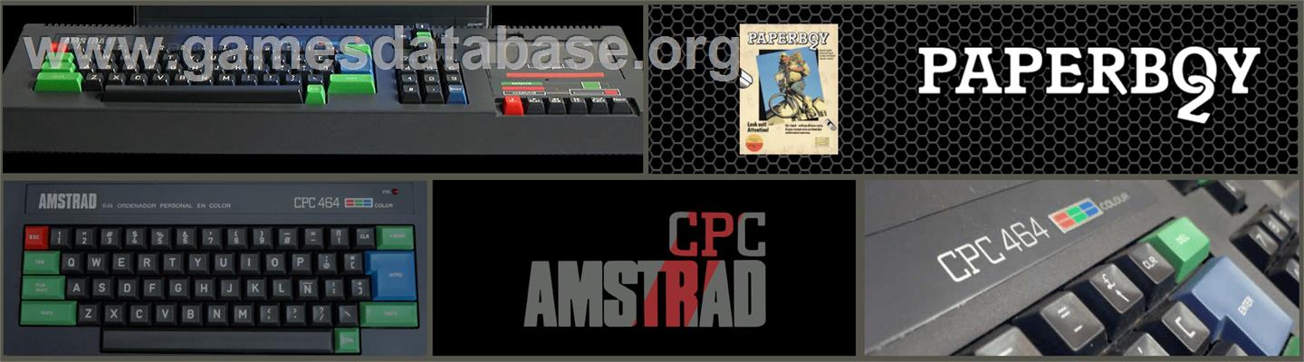 Paperboy 2 - Amstrad CPC - Artwork - Marquee