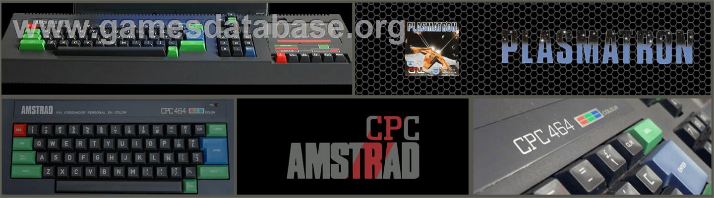 Plasmatron - Amstrad CPC - Artwork - Marquee