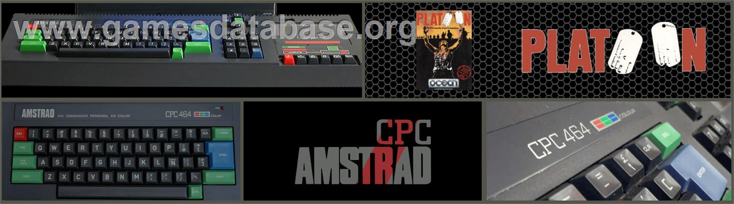 Platoon - Amstrad CPC - Artwork - Marquee