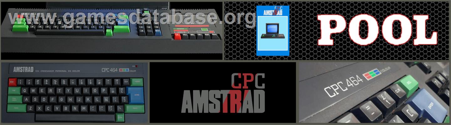 Pool - Amstrad CPC - Artwork - Marquee