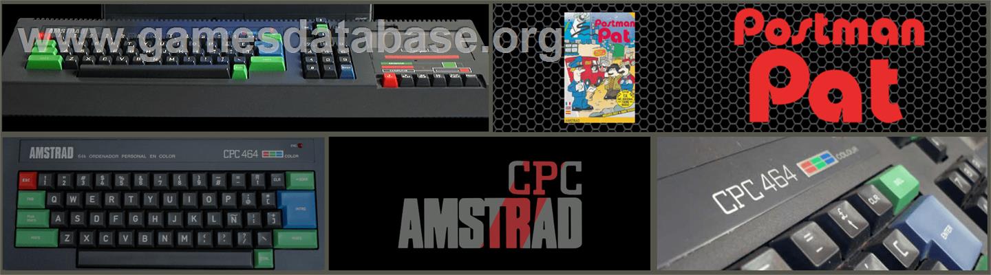 Postman Pat - Amstrad CPC - Artwork - Marquee