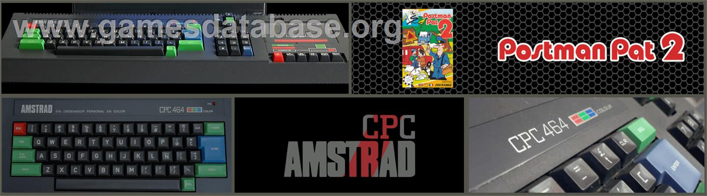 Postman Pat 2 - Amstrad CPC - Artwork - Marquee