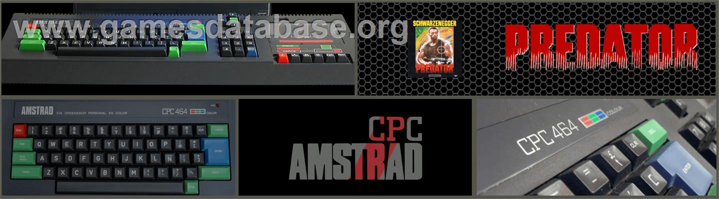 Predator - Amstrad CPC - Artwork - Marquee