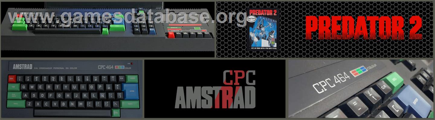 Predator 2 - Amstrad CPC - Artwork - Marquee