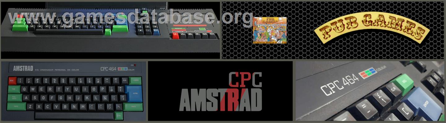 Pub Games - Amstrad CPC - Artwork - Marquee