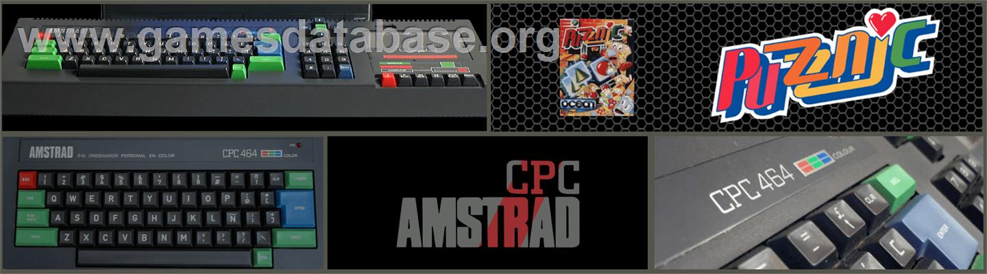 Puzznic - Amstrad CPC - Artwork - Marquee