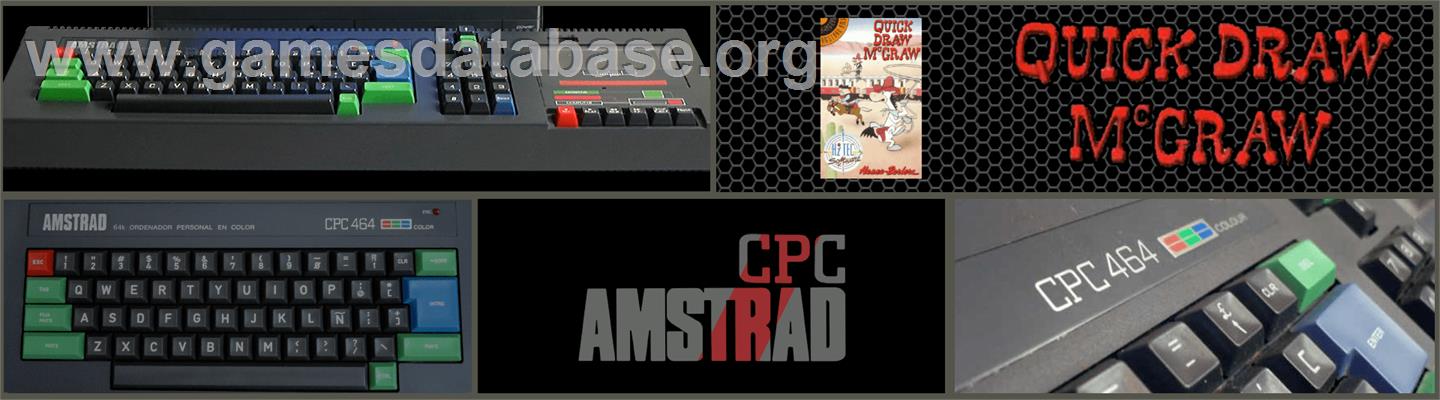 Quick Draw McGraw - Amstrad CPC - Artwork - Marquee