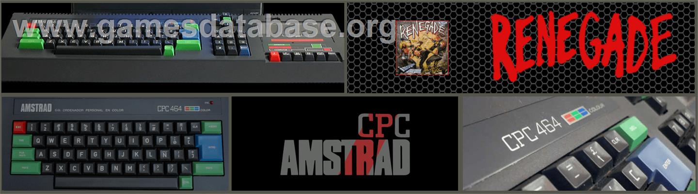 Renegade - Amstrad CPC - Artwork - Marquee