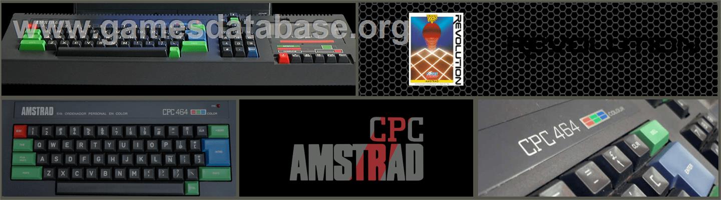 Revolution - Amstrad CPC - Artwork - Marquee